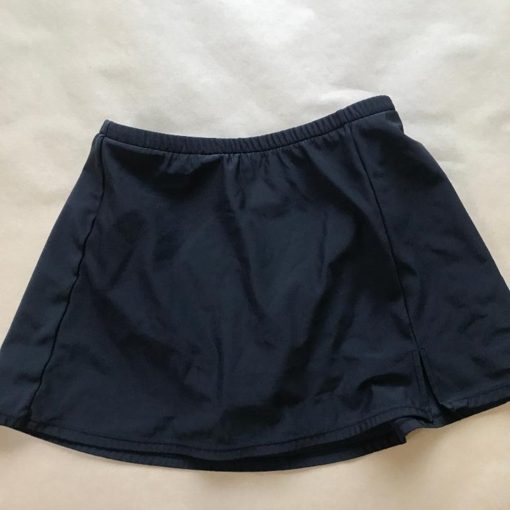 Tummy control bathing suit skirted bottoms